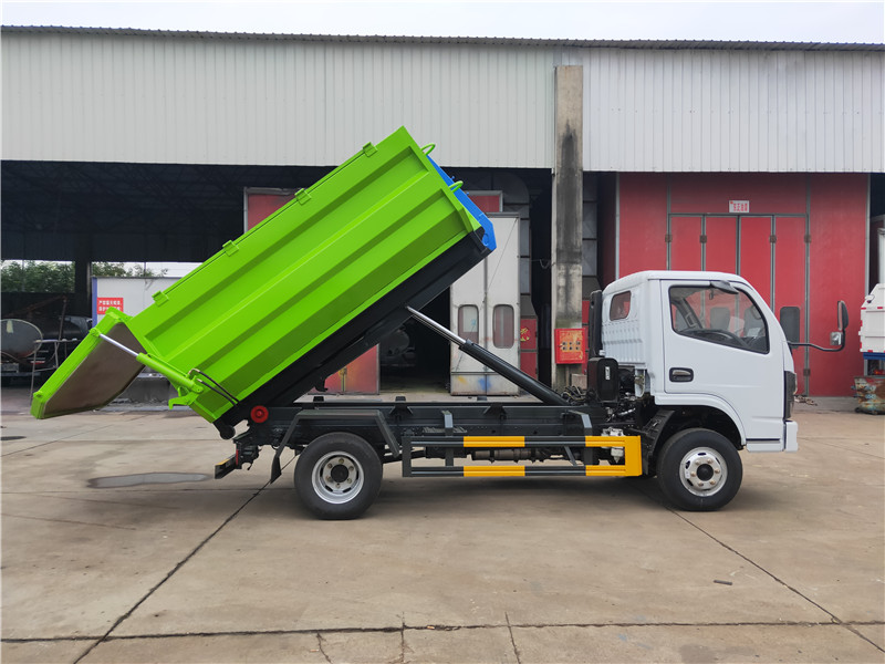 東風多利卡5方6方勾臂垃圾車